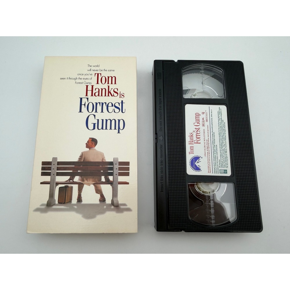 Forrest Gump VHS Tom Hanks 1994 Paramount Pictures Drama Movie V106